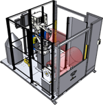 OTC DAIHEN ECO-ARC 290 compact production welding cell.