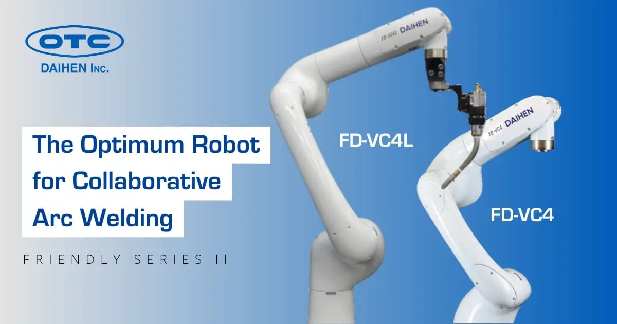 OTC DAIHEN’s FD-VC4 and FD-VC4L cobots 