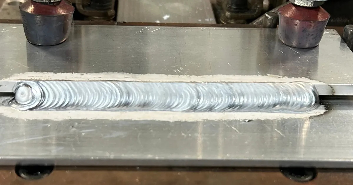 Low-spatter weld